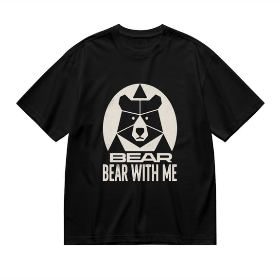 Bear Bear With Me, Bear Print 1, T Shirt for Men, Vintage Graphic Tees Men, 23806780,S