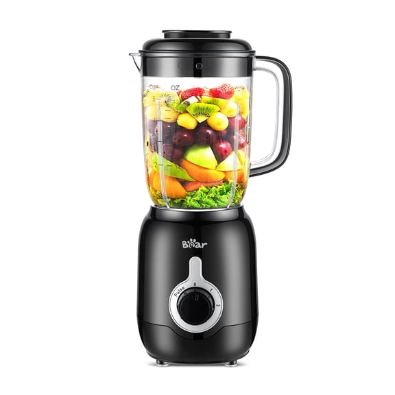 Bear Blender, 2025 New 700W Smoothie Countertop Blender with 40oz Cup for Shakes and Smoothies, 3-Speed for Crushing Ice, Puree and Frozen Fruit with Autonomous Clean Y101