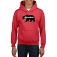 thumbnail image 1 of Bear, Brother Lettering Hoodie Juniors -Smartprints Designs,  x-Large, 1 of 4