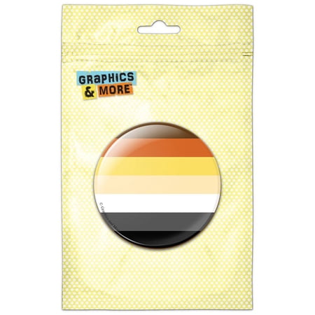 Bear Brotherhood Gay Pride Flag Pinback Button Pin Badge