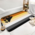 thumbnail image 1 of Bear Brotherhood Pride Bath Mat LGBTQIA Bathroom Rugs Soft Non Slip Absorbent Washable Bath Rugs for Bathroom Kitchen Dining Living Office 18x30 in, 1 of 5