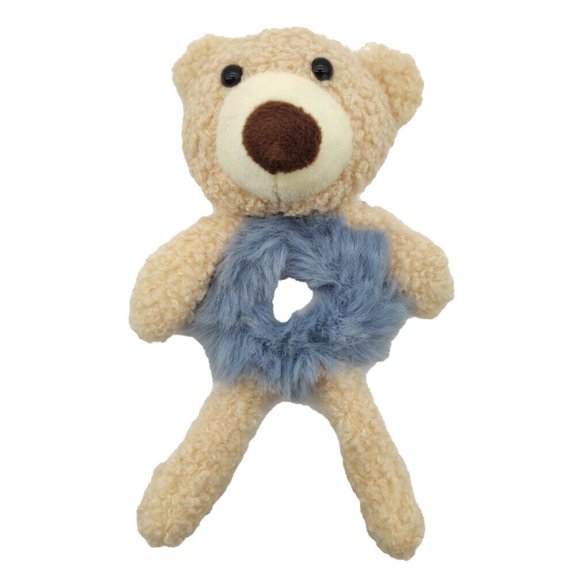 Bear Bunny Furry Plush Hair Tie Scrunchies Rope Ponytail Holster Elastic Band