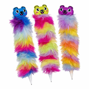 Bear CUBZ Furry Pens Adorable Bear Top Black Ink 3 Pack Assorted