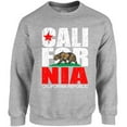 thumbnail image 1 of Bear California Republic Graphic Sweatshirt - S M L XL 2XL 3XL 4XL 5XL Cali Unisex Crewneck - American State Graphic Tee Long Sleeve, 1 of 2