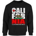 thumbnail image 1 of Bear California Republic Graphic Sweatshirt - S M L XL 2XL 3XL 4XL 5XL Cali Unisex Crewneck - American State Graphic Tee Long Sleeve, 1 of 2
