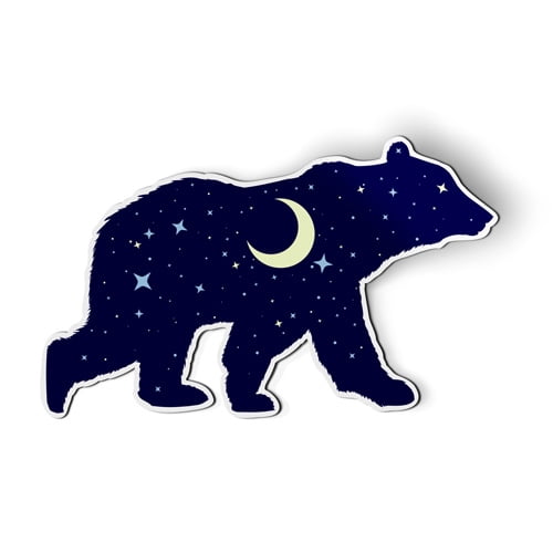 Bear Celestial Night Sky - 5" Magnet for Car Locker Refrigerator