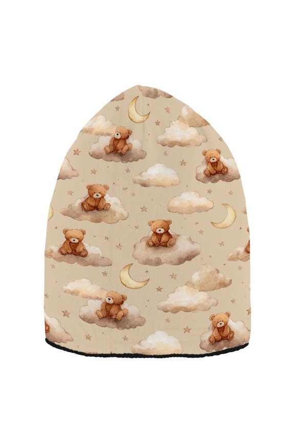 Bear Cloud Star Beanie Hat Unisex Warm Winter Hat Cap For Women Men Winter Running