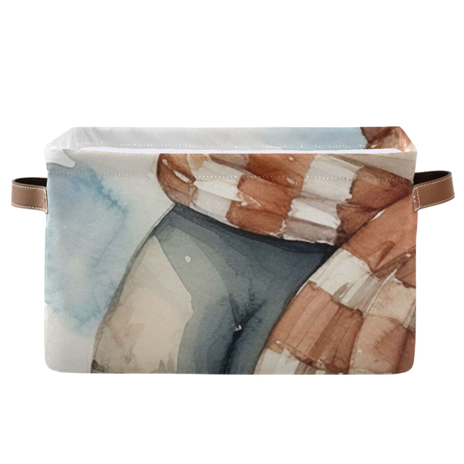 Bear Coat Scarf Hat Storage Bins Baskets With Handles Storage Box Clothes Organizer Organization Toys