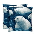 thumbnail image 1 of Bear Covers Pillows Set of 2 with Unique Patterns, Throw Pillow Inserts for Bed or Couch, Available in 16x16, 18x18, 20x20 Inches for Any Occasion, 1 of 6