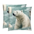 thumbnail image 1 of Bear Covers with Unique Patterns, Set of 2 Decorative Throw Pillow Inserts for Sofa Bed Couch, 16x16/18x18/20x20 Inches, Ideal for Home Decor and Gifting, 1 of 6