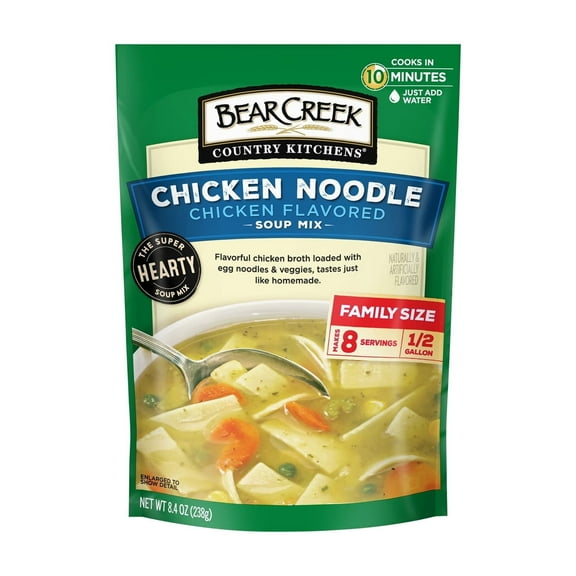 Bear Creek Chicken Noodle Soup, 8.4 oz (Pack of 8)