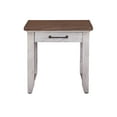 thumbnail image 1 of Bear Creek Rustic Ivory and Honey End Table, 1 of 5