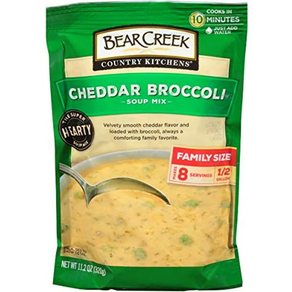 Bear Creek Soup Mix, Cheddar Broccoli, 11.2 Ounce (Pack Of 6)