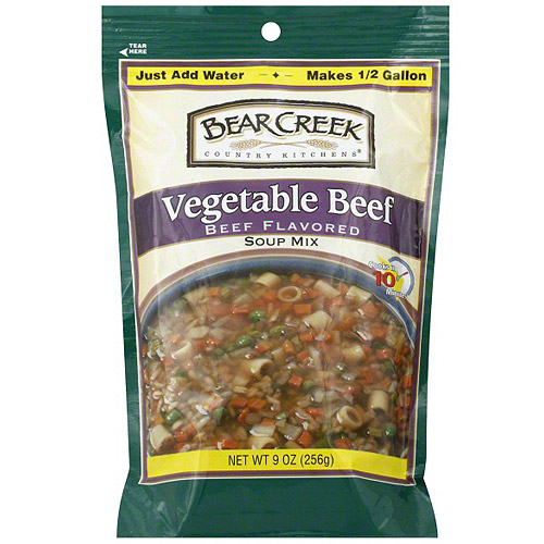 Bear Creek Vegetable Beef Soup Mix, 9 oz (Pack of 6)