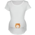 thumbnail image 1 of Bear Cub Baby White Maternity Soft T-Shirt - Large, 1 of 1