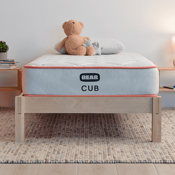 Bear Cub - Kids Mattress, Twin: Arctic Blue
