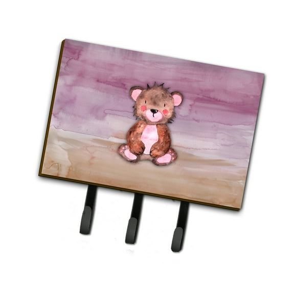 Bear Cub Watercolor Leash or Key Holder