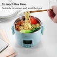 thumbnail image 1 of Bear DFH-B20J1 Smart Self Heated Lunch Box, Mini Hot Pot, Leakproof Plug-in Lunch Box with Keep Warm Function, Blue, 2L, 1 of 7