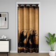 thumbnail image 1 of Bear Decor Door Curtain for Doorway Privacy,Hunting Bear Rustic Darkening Blackout Curtain,Retro Rustic Cabin Decor Door Drape,Farmhouse Woodland Animal Room Divider Curtain,59"W X 80"L, 1 of 5