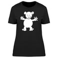 thumbnail image 1 of Bear Doodle Cartoon T-Shirt Women -Image by Shutterstock, Female 3X-Large, 1 of 2