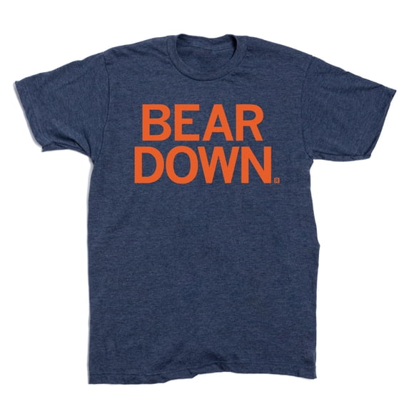 Bear Down Text Graphic Tee TShirt Gift - Walmart.com