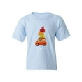 thumbnail image 1 of Bear Driving With Gifts T-Shirt Juniors -Image by Shutterstock,  Small, 1 of 4