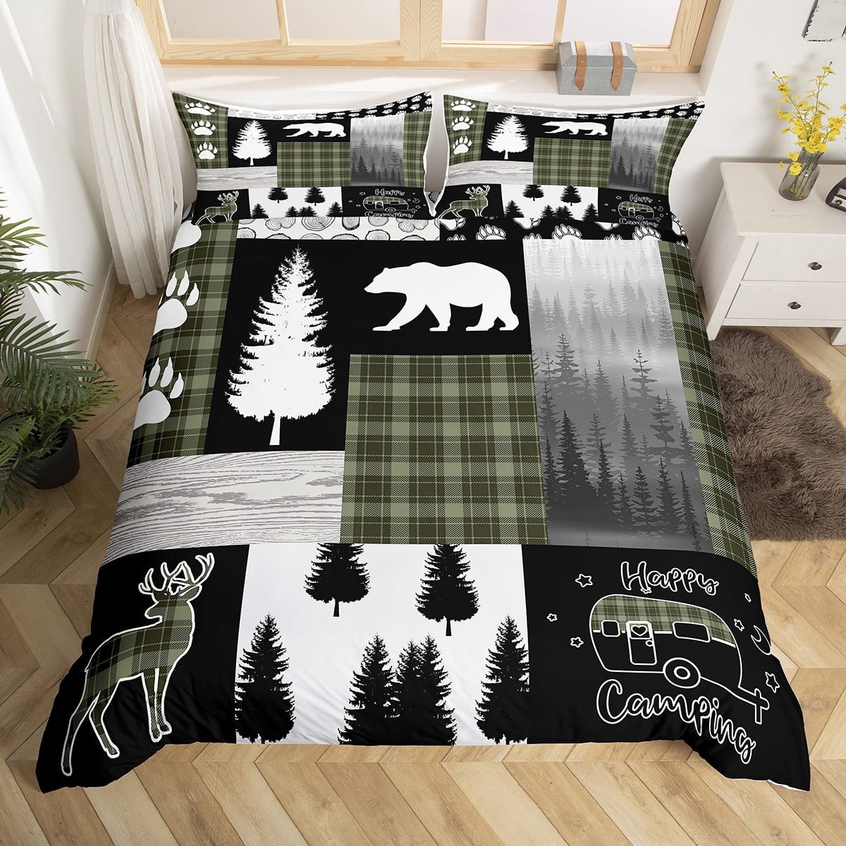 Wilderness Getaway Duvet Cover Set NCU0NNT557
