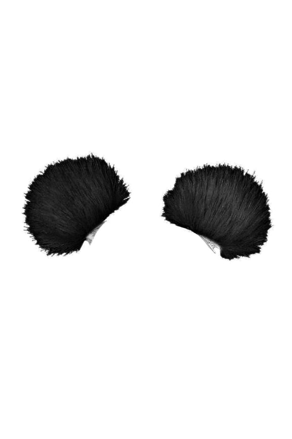 Bear Ear Hair Clip Maid Side Pin 2000s Furry Faux Furs Ear Barrette for Masquerades Party Creative Hair Decors