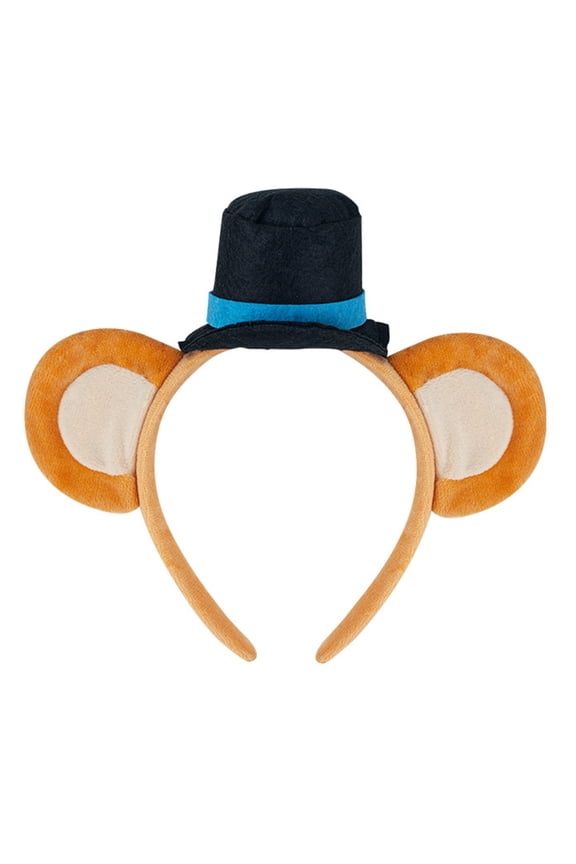Bear Ear Hairhoop Lovely Cartoon Plush Hairband Holiday Party Props Headwear Adult Music Festival Dressingup Headpiece