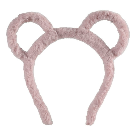 Bear Ear Shape Hair Hoop Bear Ear Plush Headbands for Women Halloween Party Cosplay Adding a Funny Touch