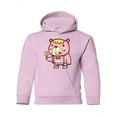 thumbnail image 1 of Bear Eating A Popsicle Hoodie Juniors -Image by Shutterstock,  Small, 1 of 4