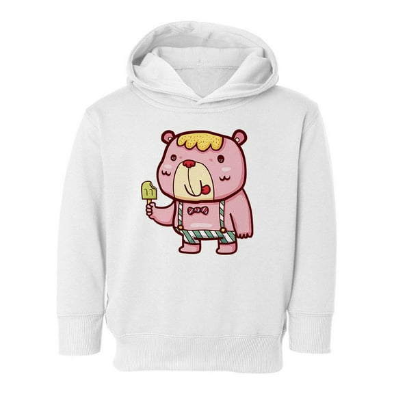Bear Eating A Popsicle Hoodie Toddler -Image by Shutterstock,  5 Toddler