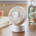 thumbnail image 1 of Bear Electric Fan DFS-C09C5, Desktop Electric Fan, Portable Electric Fan, Rechargeable Dormitory Office Small Fan, 1 of 11