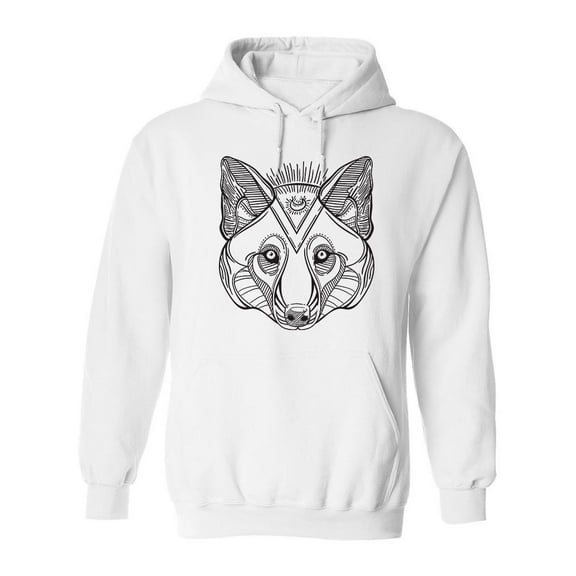 Bear Ethnic Totem Hoodie Men -Image by Shutterstock, Male x-Large