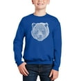 thumbnail image 1 of Bear Face - Boy's Word Art Crewneck Sweatshirt, 1 of 3