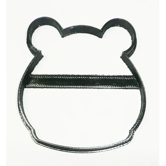 Bear Face Head Outline Cartoon Style Plush Teddy Bees Cookie Cutter Usa Pr3360