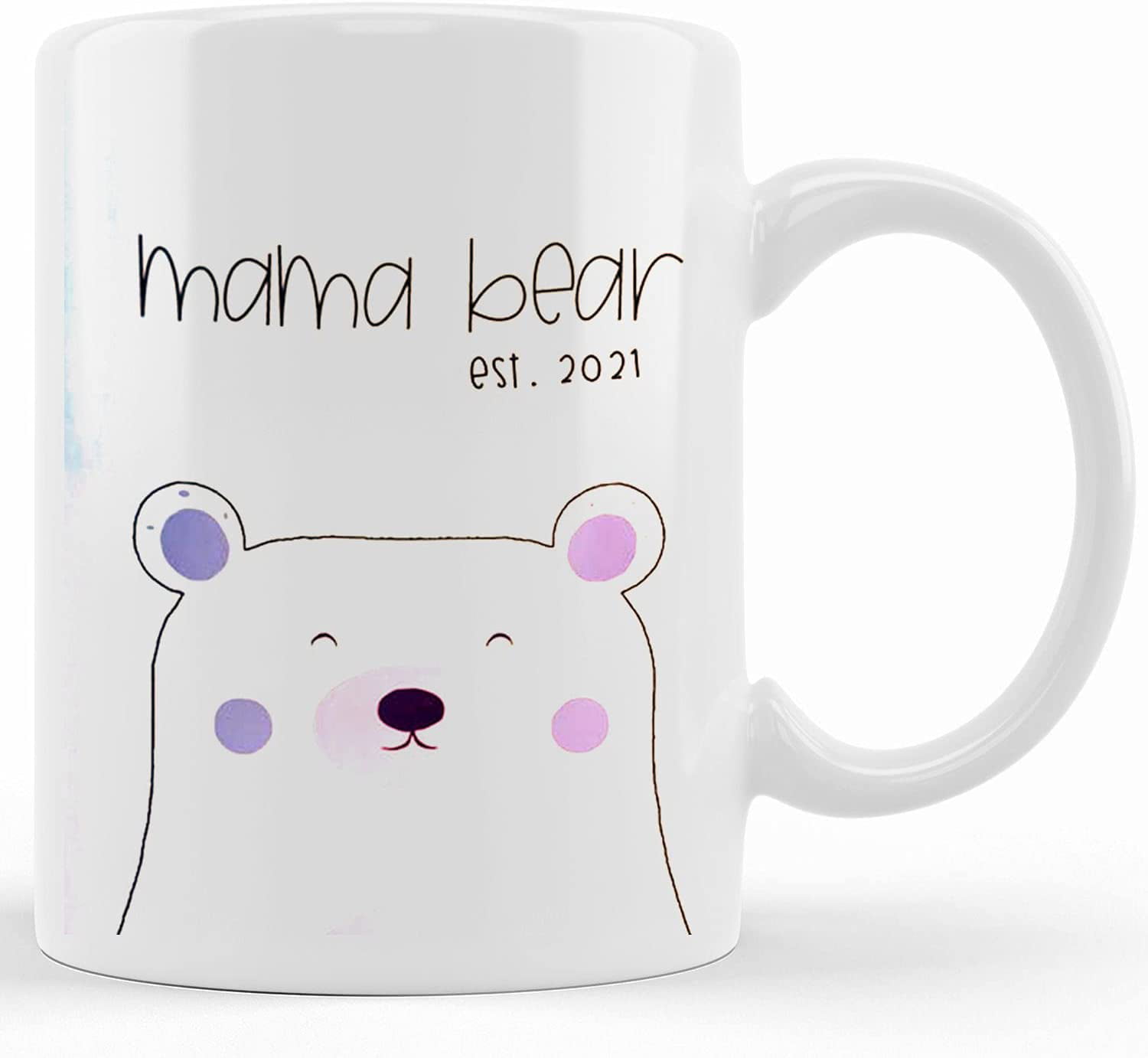 Bear Family Mug Mama Bear Mug _ Papa Bear _ Mother and Daughter Mug _ Babyshower Gift _ Housewarming, Ceramic Novelty Coffee Mug, Tea Cup, Gift Prese