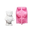 thumbnail image 1 of Bear Figurine Silicone for Soap Making Cement Gypsum Silicone for Art Craft, 1 of 8