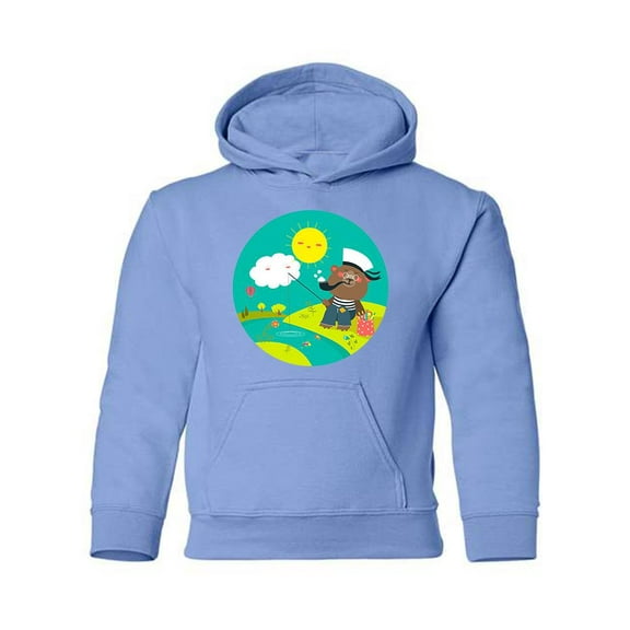 Bear Fisher Hoodie Juniors -Image by Shutterstock,  Large