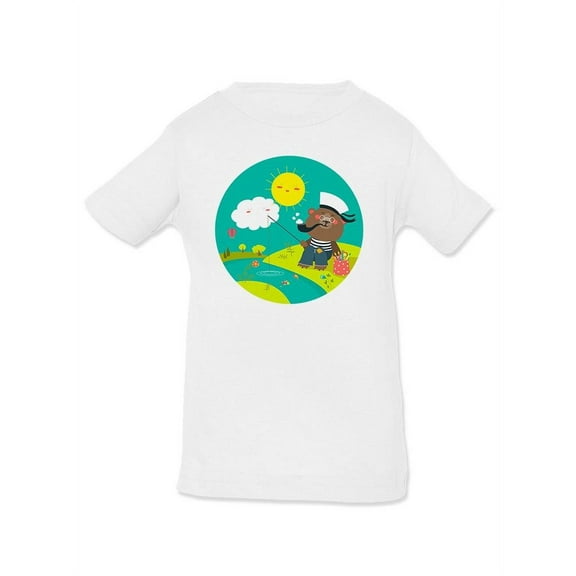 Bear Fisher T-Shirt Infant -Image by Shutterstock,  12 Months