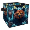 thumbnail image 1 of Bear Foldable Storage Cubes with Handle, 10.8"x10.5"x10.6", Large Capacity - Storage Basket for Clothes Storage, 1 of 6