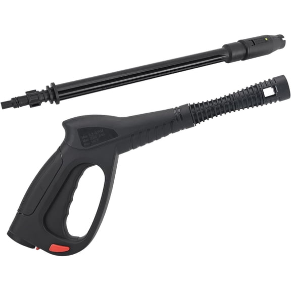 Bear Force Replacement Pressure Washer Spray Gun Kit With Lance, 5 Spray Tips, Turbo Nozzle & Holder - Compatible With Portland, Husky, Ford, Pulsar, ShopForce, Taskforce Powerwasher