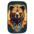 thumbnail image 1 of Bear Furry Printed Armrest Cover Mat Car Armrest Accessory Soft Comfortable 12.5x8.2 Inch, 1 of 6