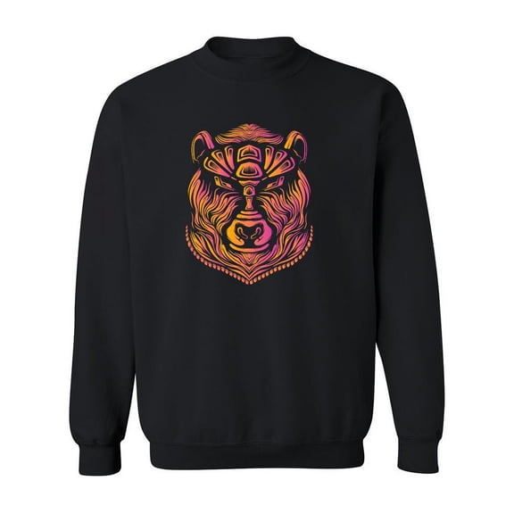 Bear Glowing In The Dark Sweatshirt Women -Image by Shutterstock, Female Large