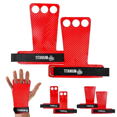 Bear Grips 2, 3 and No Hole Carbon Hand Grips for Cross Training | Padded Wrist Straps | Ultra Thin Pull Up Grips for Men & Women| WODs| Gymnastics Grips| Gym Hand Grips | Weightlifting Gloves.