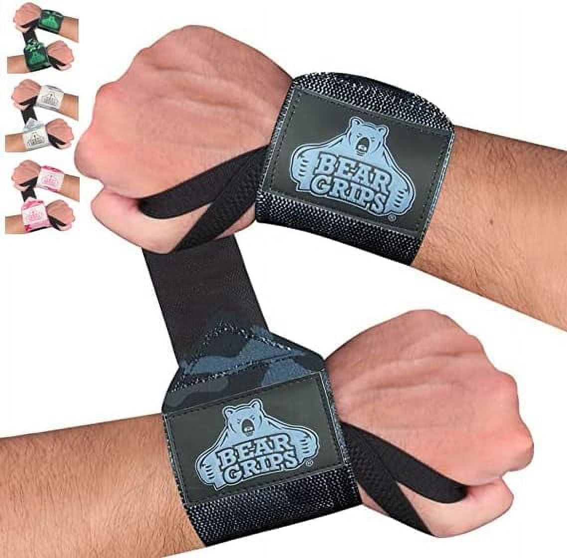 Bear Grips Wrist Wraps for Weightlifting Home Gym Equipment Gym