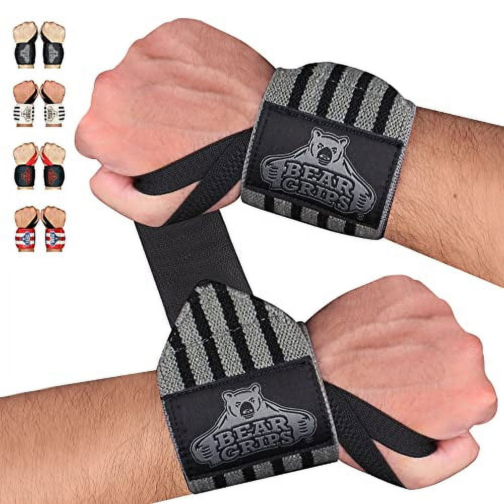 Bear Grips Wrist Wraps for Weightlifting Home Gym Equipment Gym Wrist