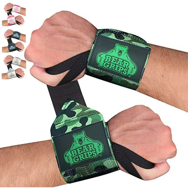 Bear Grips Wrist Wraps for Weightlifting - Home Gym Equipment Gym