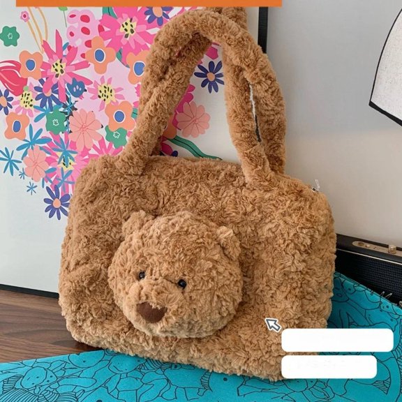 Bear Handbag Plush Toy Soothing Doll Surprise Gift