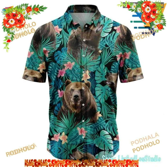 Bear Hawaiian Shirt
